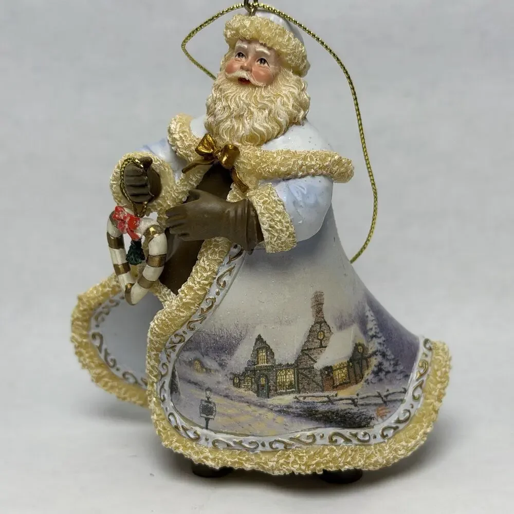 Thomas‎ Kinkade Old World Santa Ashton Drake Ornaments Set of 10 Christmas Lot 3
